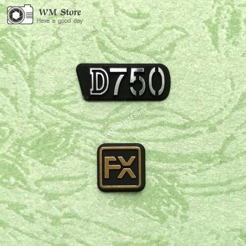 NEW For Nikon D750 LOGO Lable Front Left Side FX Base Name Plate Nameplate Camera Replacement Spare Part