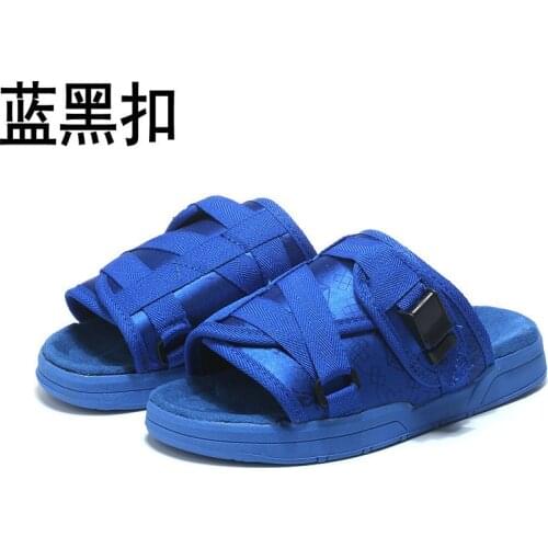 Couple Canvas Slippers Summer New Fashion Men and Women Non-slip Leisure Thick-soled Beach Sandals