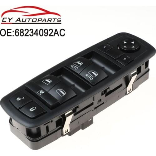 New High Quality Drivers Side Left Master Window Switch For 2017-2019 Chrysler Pacifica 68234092AC