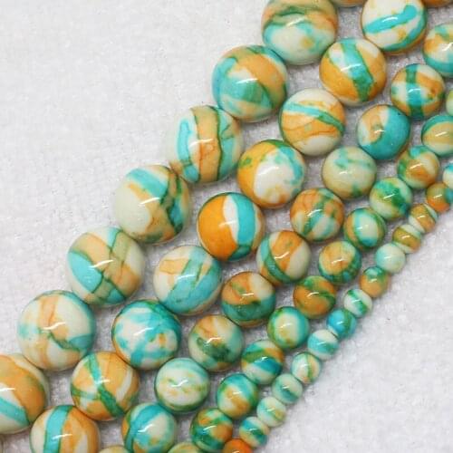 Wholesale 4-12mm Multi-Color Stripe Jaspers Round loose beads 15" bjs6, For Jewelry making, can mixed wholesale