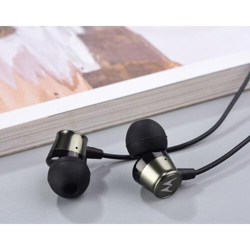 Original 3.5mm Jack Bass Earphone For Motorola Moto G7 G6 Play G5 G3 E4 Plus In-ear Wire Control Headset Earbuds With Microphone