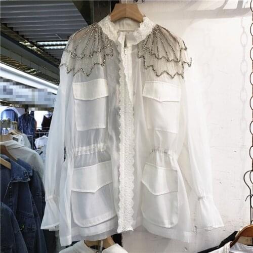 PAFUTIN Women's White Jackets