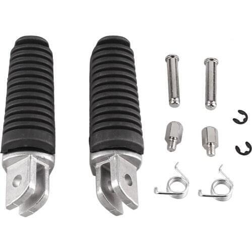 Motorbike Front Rider Footpegs Footrests Pegs Bracket Assembly For YAMAHA YZF R6/R1 FZ6R FZR 600 TDM 900 FJR1300 BT 1100 Series