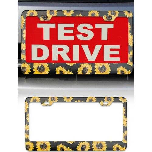 American License Plate Frame Universal Size Easy To Install Frame American Halloween Camouflage License Plate Frame