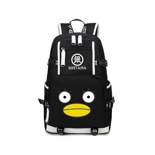GINTAMA Backpack Anime Silver Soul Travel Bags Sakata Gintoki Cosplay Nylon School Bag unisex