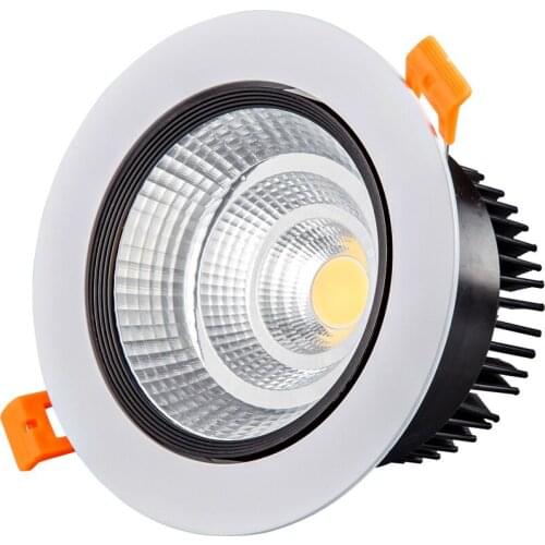 Silver White Black LED Spot Encastrable it Downlight Dimmable 5W 7W 9W 12W 15W 18W Recessed lighting Safety Healthy for home