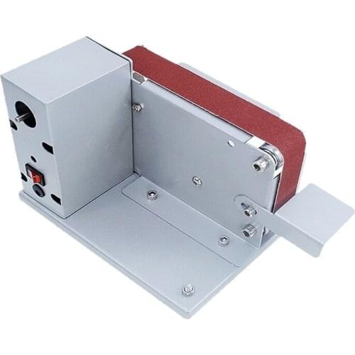 Sanding Machine Desktop Electric Sanding Belt Machine DIY Polishing Fixed Angle Sharpening Machine Woodworking Equipment YZ