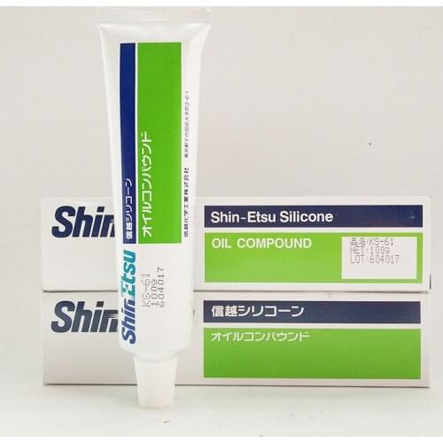 1PCS Shin-Etsu KS-61 Sealing Silicone Grease Release Agent High Temperature Resistant Sealing Waterproof Lubricating Grease