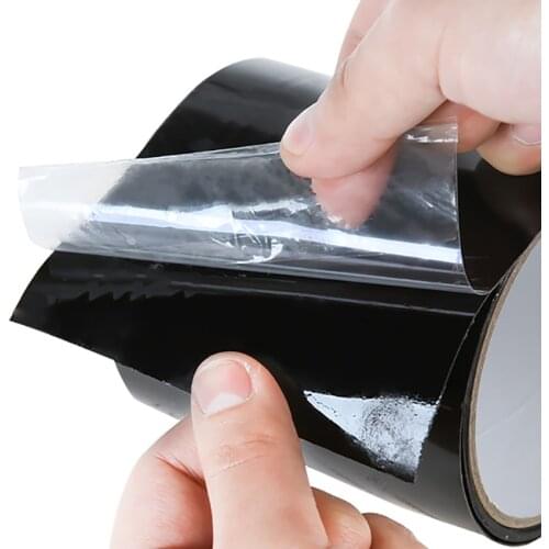 Waterproof Bonding Tape Multi-purpose Self-adhesive Strong Black Rubber Silicone Repair Rescue Self Fusing Wire NEW