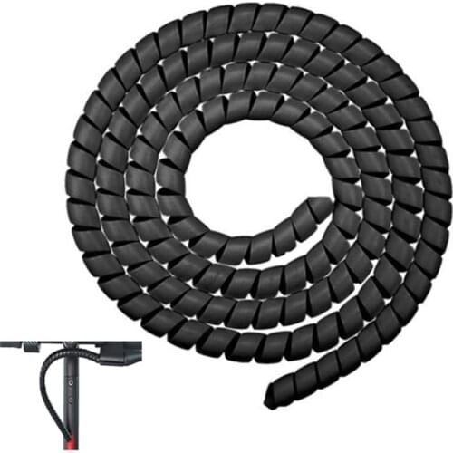 1M Line Organizer Pipe Protection Spiral Wrap Winding Cable Wire Protector Cover Tube for XIAOMI M365/PRO Electric Scooters