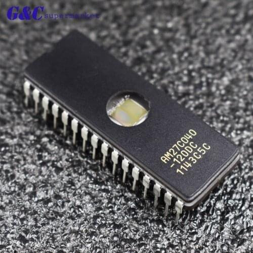 1PCS UV EPROM 4M DIP-32 IC AM27C040-120DC AM27C040 27C040 diy electronics