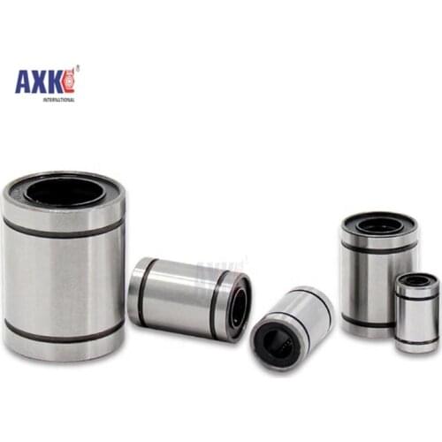 2pcs/lot LM6UU LM8UU LM10UU LM12UU LM20UU Linear Ball Bearings 6mm 8mm 10mm 12mm 20mm Part Bush Bushing Steel 3D Printers Parts