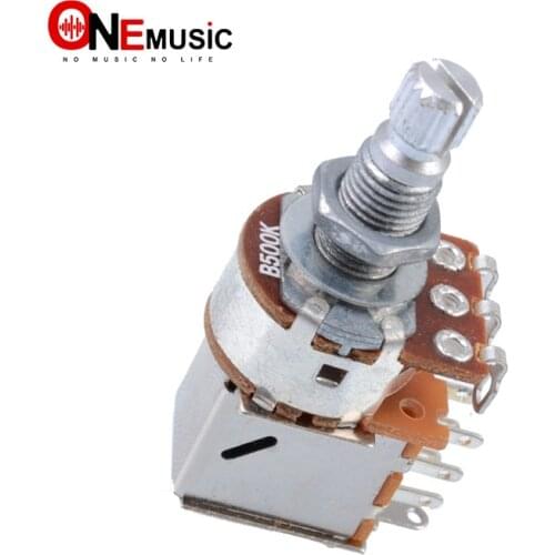 2Pcs Guitar Control Pot B500K Push Pull Potentiometer Guitar part Chrome