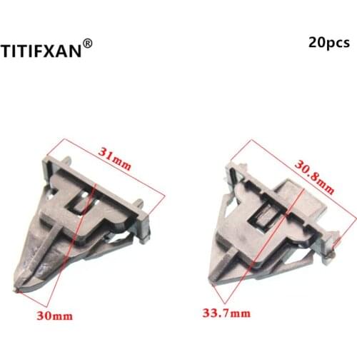 20PCS Auto fender front leaf plate lined fixed plastic fastener for Toyota 07-09 year Land Cruiser 07-14 year FJ Cruiser clips