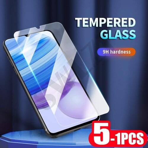 5-1Pcs 9H phone screen protector for Redmi 6A 7s 7A 8A on the tempered glass Redmi note 6 7 8 8T pro protective film smartphone