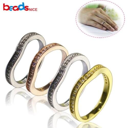 Beadsnice ID26773 new style top quality 925 sterling silver handmade jewelry personalized Initial mid Knuckle Ring on sold