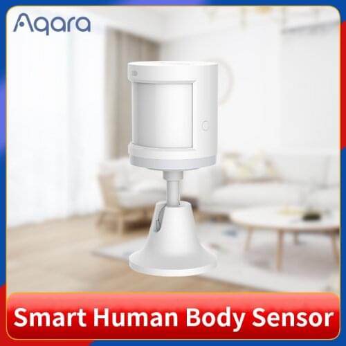 100% Original Aqara Human Body Sensor Motion for smart homekits ZigBee Wireless Connection Works With Mi Home App