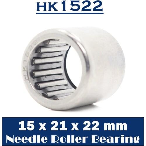 HK1522 Needle Bearings 15*21*22 mm ( 5 Pcs ) Drawn Cup Needle Roller Bearing HK152122 TLA1522ZOH SZ-439