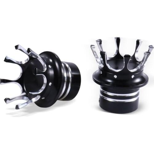 Motorcycle CNC Crown Axle Nut Covers Cap Bolt For Harley Dyna Forty Eight Road Street Glide Sportster 883 1200 FLHX