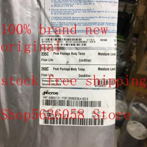 MT29F128G08EBCBBJ4-6ES:B NX668 MTFC16GAKAENA-4M BGA 100% new original 1PCS/LOT STOCK