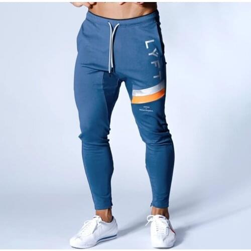 Mens Joggers Casual Pants Fitness Men Sportswear Tracksuit Bottoms Skinny Sweatpants Trousers Black Gyms Jogger Track Pants