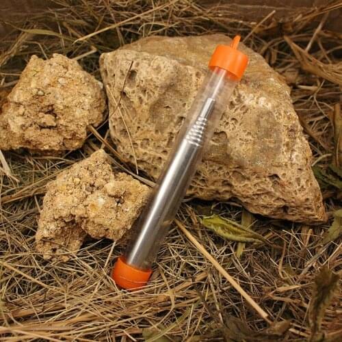 Outdoor small make fire 9.3mm pipe outdoor fire tool stainless steel fire blower telescopic fire blower