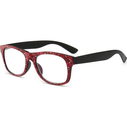 Pattered Reading Glasses Women Men Clear Lens Anti-Blu-Ray Computer Glasses Presbyopia Reader Glasses Spectacles