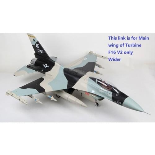 Main Wing for HSD Turbine H-F16 F-16 RC Plane V1 V2