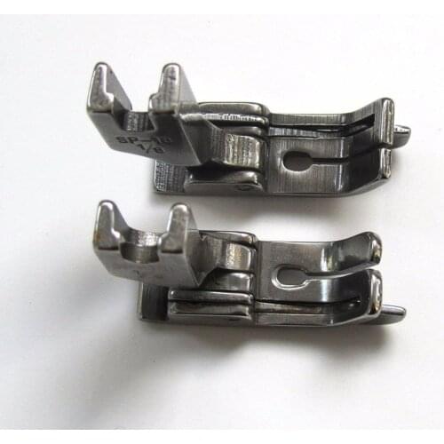 Industrial Sewing Acssories Hinged Presser Foot #SP-18 With Right & Left Guide 2PCS (1/8"(3mm)) 5BB5438