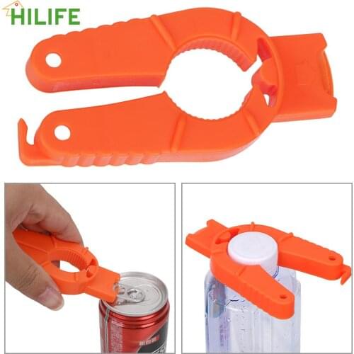 Manual Non-slip Plastic Can Opener Canned Drink Multifunctional Bottle Opener Creative Kitchen Gadgets