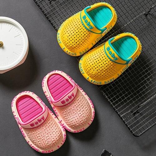 Kids Slippers for Boys Girls Cartoon Shoes Summer Toddler Flip Flops Baby Indoor Slippers Beach Swimming Slippers for Children