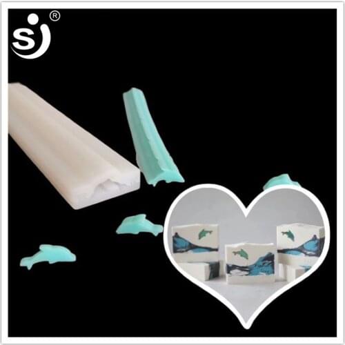SJ Dolphin Silicone Soap Molds Handmade Diy Craft 3d Soap Making Tube Column Molds,Candles, Ice Cubes