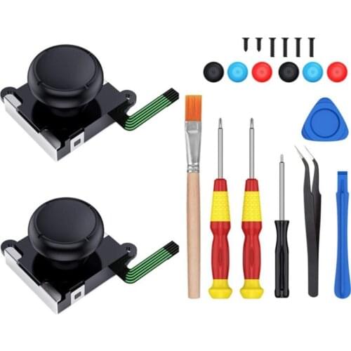 Compatible w/ Nin-tendo Controller Joy-con Switch 3d Replacement Analog Joystick Thumb Stick Tri-wing Screwdriver Repair