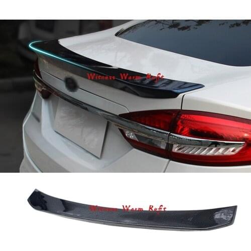 For Ford Mondeo Spoiler Carbon Fiber Car Rear Wing For 2013/14/15/16/2017 2018 Mondeo Rear Trunk Spoiler Lip Wing
