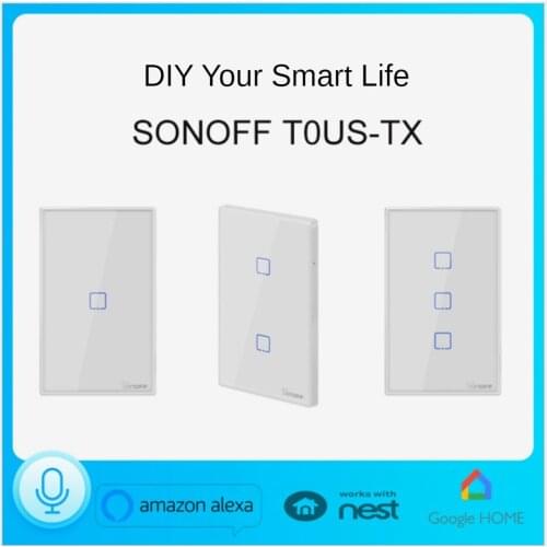 Mobile phone remote control wifi smart wall switch Specifications of T0 US DIY your smart life