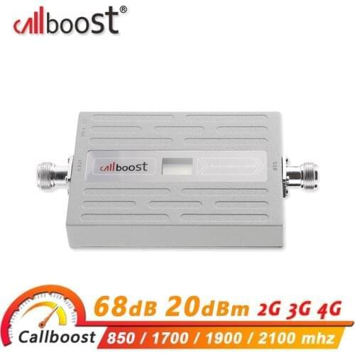 Callboost 4g lte cellular amplifier 4g 2600 signal booster 3g 850 1700 1900 repeater cdma aws pcs internet network amplifier gsm