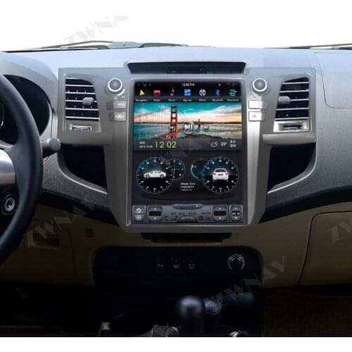 Vertical Tesla style Android 9.0 for TOYOTA Fortuner/HILUX Revo 2005-2015 Car multimedia player radio audio gps stereo head unit