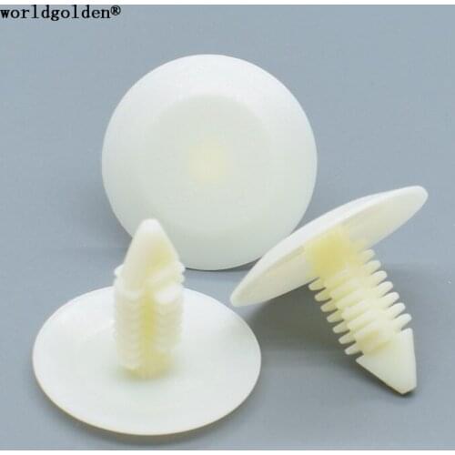 Worldgolden 100pcs auto fasteners Interior Trim Panel Retainer for GM#2048248,Chrysler#6003423