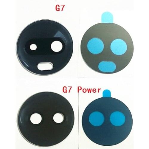 100pcs Back Rear Camera Glass Lens Cover with StickerTape Adhesive For Motorola FOR Moto G7 plus G7 Power Replacement
