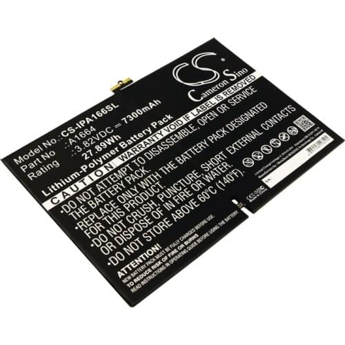 Cameron sino for iPad 6.3 Pro 9.7 10.2 7th gen A1673 A1674 A1675 A2197 A2198 A2199 A2200 battery