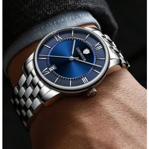 Automatic Watch Men Japan NH35 Movement mechanical watches Calendar Top brand luxury Business Clock Sapphire Relogio Masculino