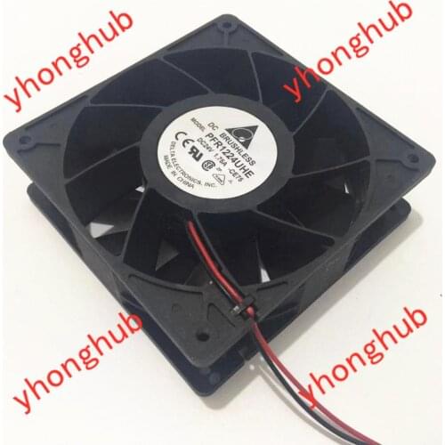 Delta Electronics PFR1224UHE DC 24V 1.75A 120x120x38mm 2-Wire Server Cooling Fan