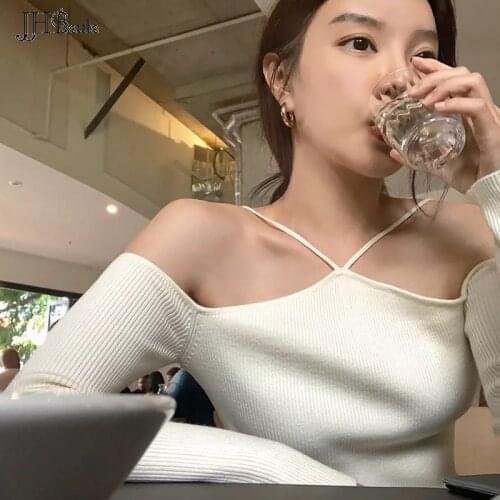 JHBeute Womens Off Shoulder Pullovers