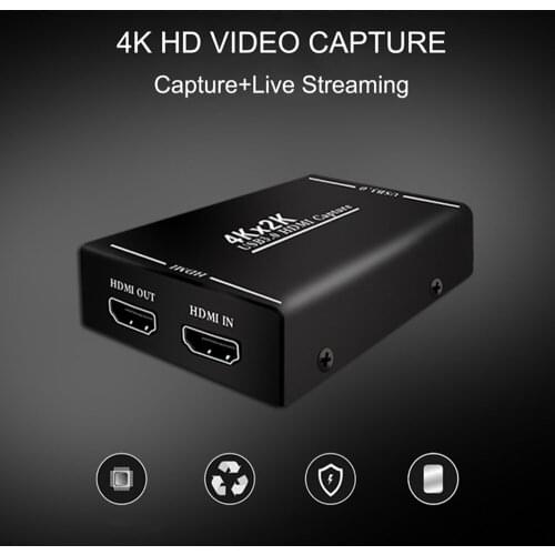 USB 3.0 4Kx2K HD to USB3.0 Video Capture Card Game Streaming Live Broadcast 1080P 60FPS For OBS/vMix/Wirecast/Xsplit TV Box