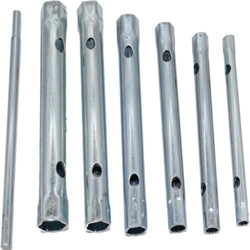 GTBL 6Mm - 17Mm Tubular Socket Wrench Set Plug Tube Hollow Socket Wrench Filter Wrench