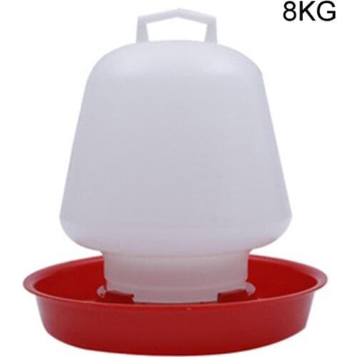 Round Bubble Chicken Drinking Fountain Device Hanging Cup Waterer Bowl Pet Poultry Water Drinker Household Pet Feeding