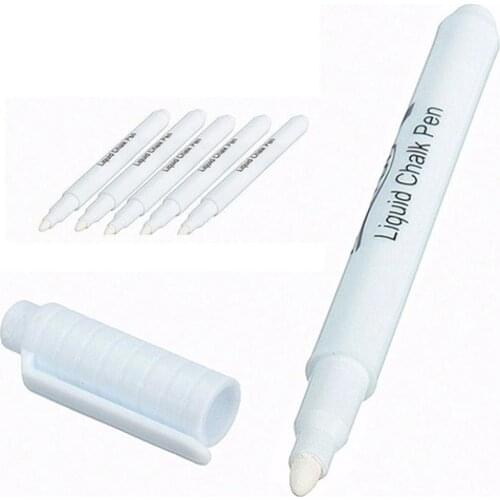 White Liquid Chalk Pen Marker for Glass Window Chalkboard Blackboard Writing Write Smoothly PVC Material Heathy Non-toxic