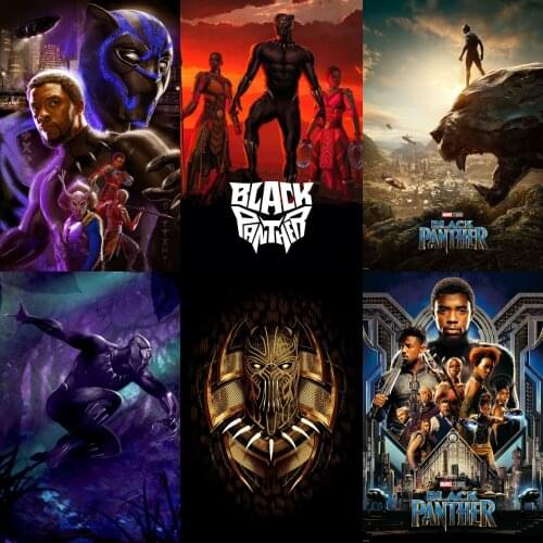Diamond Painting Full Drill Marvel Movie Black Panther Pictures Of Rhinestones 5D DIY Diamond Embroidery Sale Mosaic Craft Kit