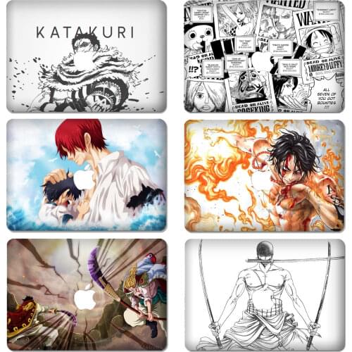 Anime Roronoa Zoro SANJI Laptop Sticker Skin 11/12/13/14/15in for Macbook Air Pro Air 13" 15" A1398 A1465 A1502 A2141
