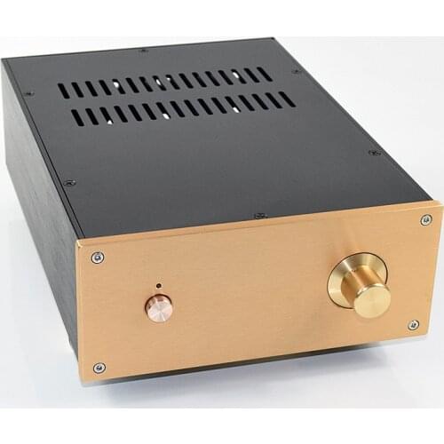 WA125 Full aluminum Power amplifier chassis Tube amplifier chassis Power amplifier rear class chassis 308*222*91mm